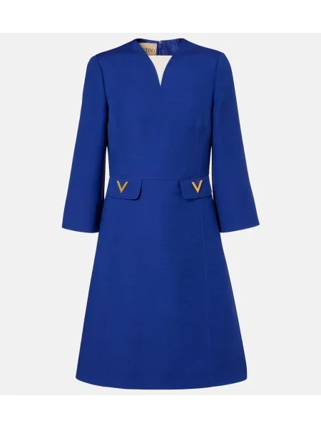 Rochie Valentino din crep albastru