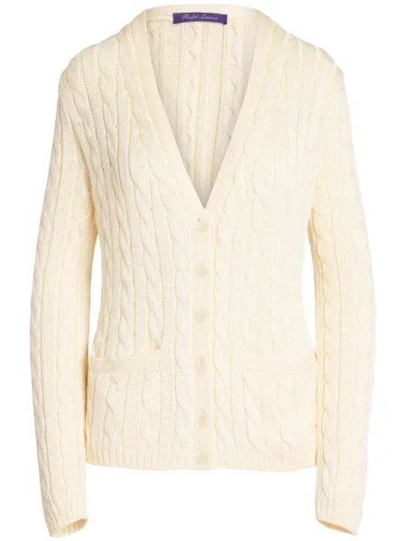 Cardigan Ralph Lauren Collection cu decolteu în V
