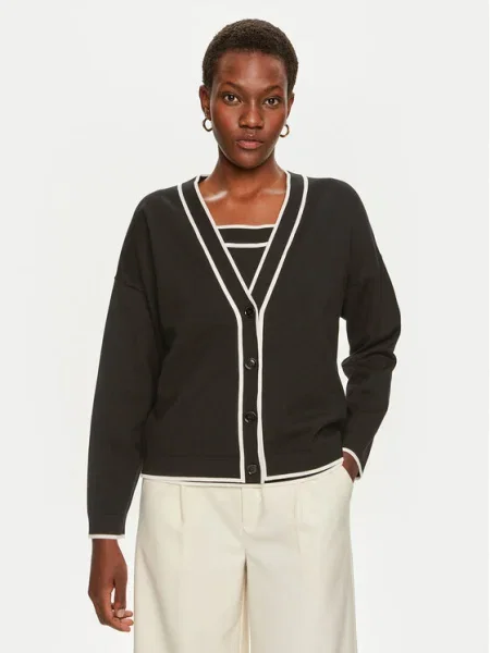 Boss Cardigan Flodina negru