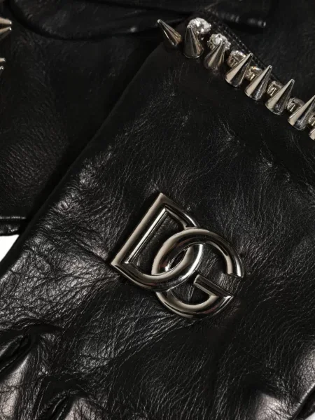 Rukavice Dolce & Gabbana čierna