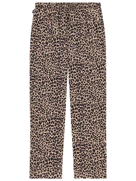 Pockies Pyžamové kalhoty béžová / růžová černá