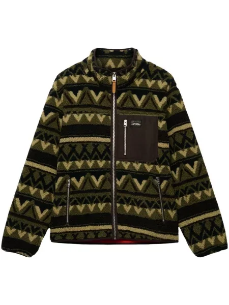 Fleecová mikina Superdry zelená