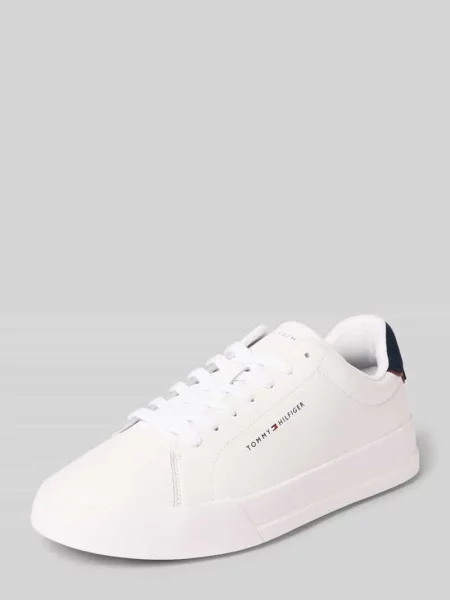 Tommy Hilfiger buty sportowe z zawartością skóry Mężczyźni skóra jednolity 41 biały