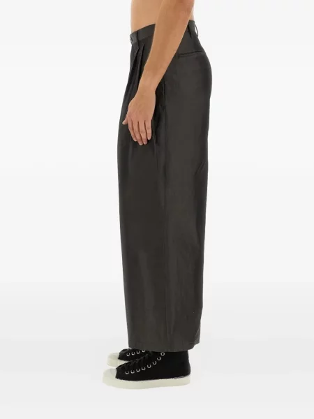 Pantaloni de bumbac Aie gri
