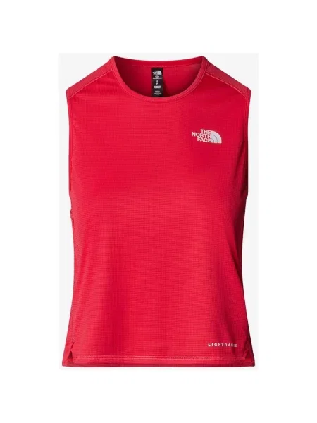 Koszulka The North Face Sunriser bez rękawów truskawkowa XL czerwona