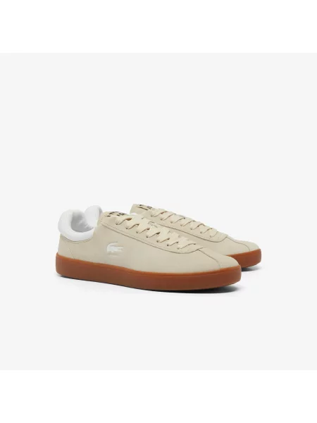 Lacoste Zamszowe Sneakersy Baseshot beżowe