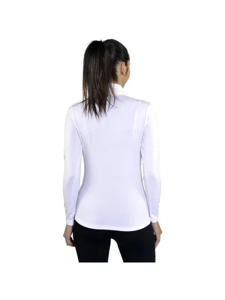 Tricou mânecă lungă Peak Mountain alb