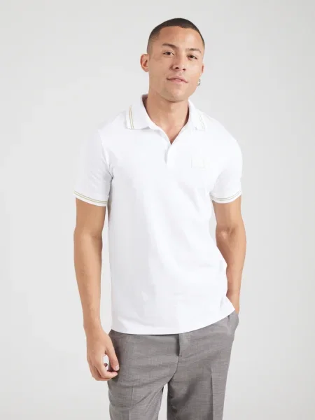 Karl Lagerfeld Tricou maro alb