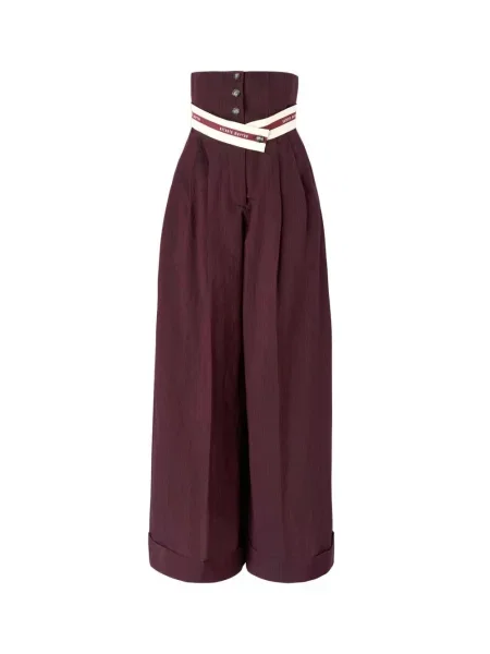 Pantaloni Antonio Marras de catifea cord roșu