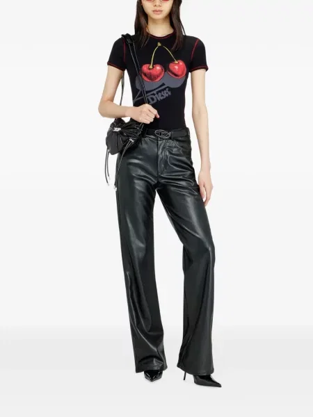 Tricou Diesel cu imagine negru