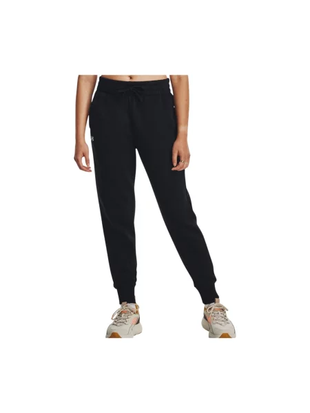 Długie joggery Under Armour polarowe niebieskie