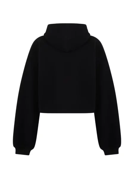 Περικομμένο hoodie The Mannei με κορδόνι μαύρο