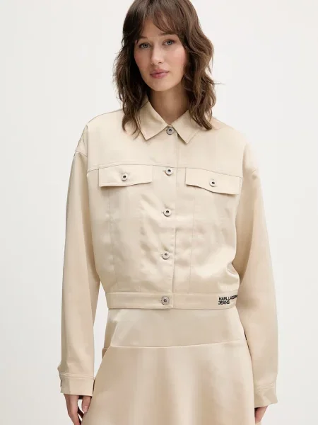 Karl Lagerfeld Jeans geacă bej