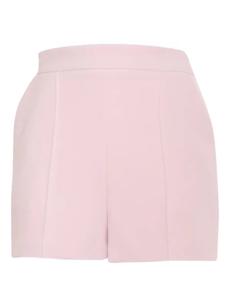 Pantaloni scurți Elisabetta Franchi cu dungi stretch roz