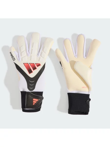 Brankářské rukavice Predator Pro Junior bílé