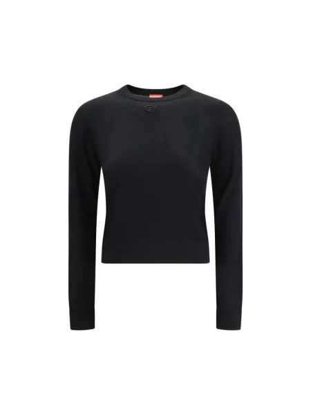 Sweter Diesel wełniany czarny