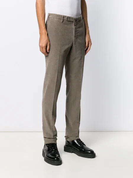 Pantaloni Incotex de catifea cord maro