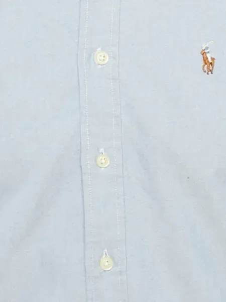 Haftowany dzianinowy garnitur Polo Ralph Lauren niebieski