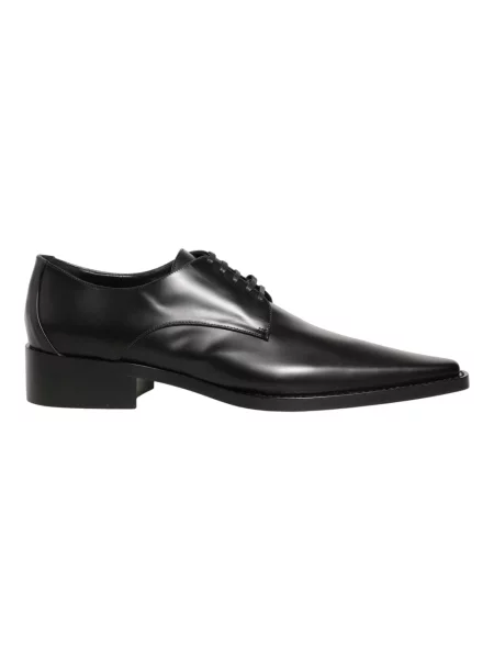 Derby Dolce And Gabbana skórzany czarny