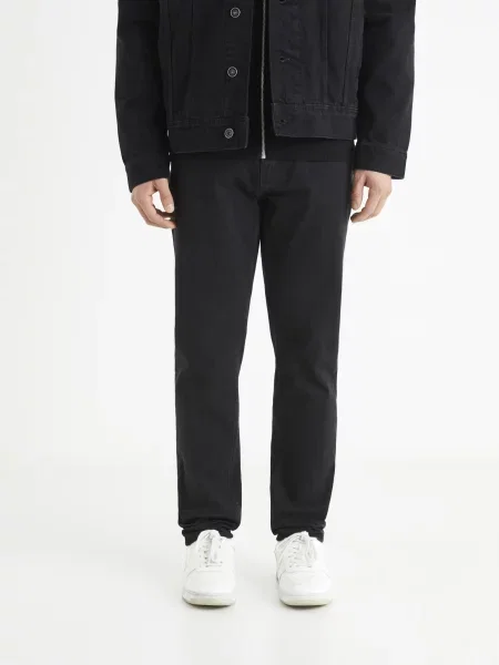 Kalhoty Celio hnědé