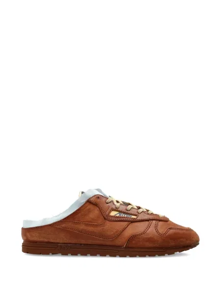 Sneakerși Autry din piele slip-on maro