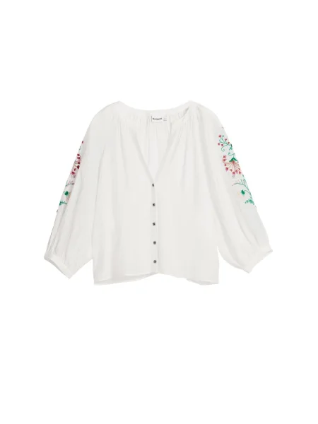 Desigual Bluză mai multe culori alb