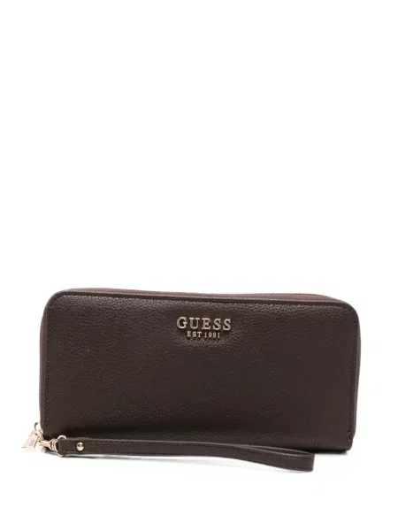Portofel Guess cu autograf maro