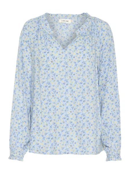Cream Bluză Tiah pastel / galben pastel / oliv albastru