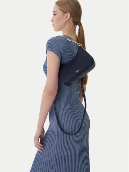 Geantă DKNY Bleumarin