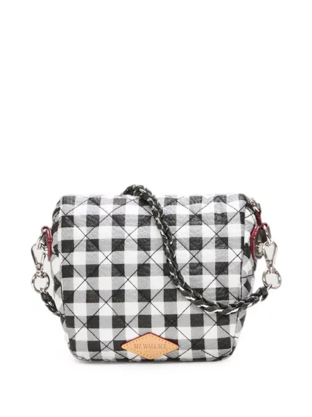 Matlasat geanta crossbody Mz Wallace negru