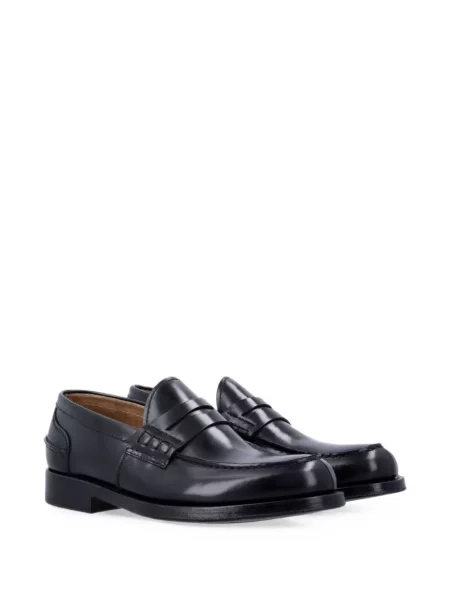 Pantofi loafer Green George din piele negru