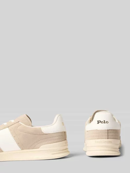 Sneakersy z naturalnej skóry model HERITAGE AERA PP' Polo Ralph Lauren beżowe
