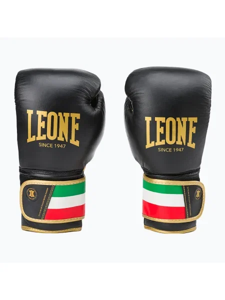 Боксови ръкавици Leone Италия black черно