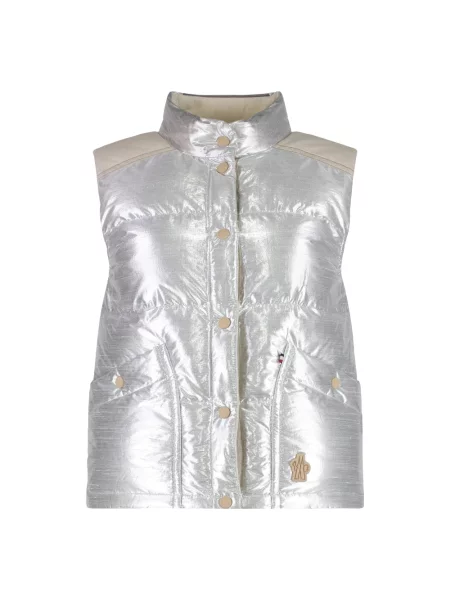 Kamizelka puchowa Moncler szara