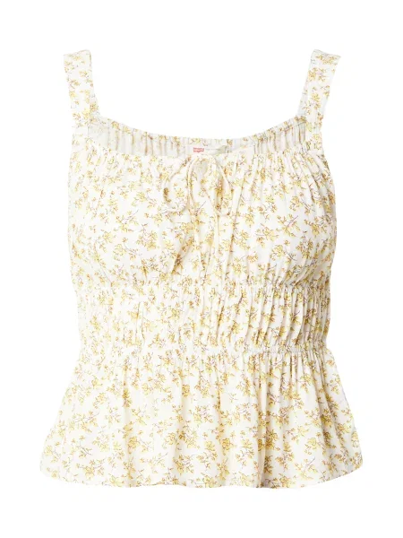 LEVI'S ® Top Ambrey maro / galben alb