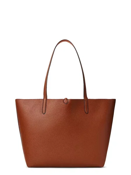 Reverzibilný shopper kabelka Lauren Ralph Lauren hnedá