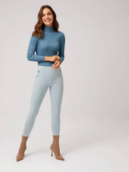 Легінси Ysabel Mora з високою посадкою блакитні