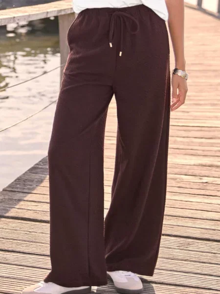 VENICE BEACH Pantaloni închis maro