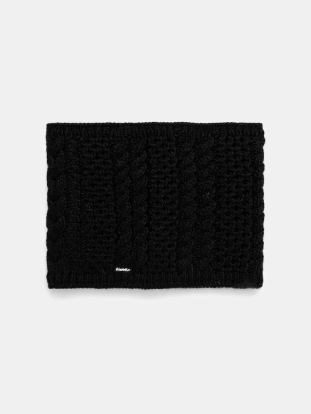 Tuba šal z dodatkom volne Eisbar Afra Loop črna
