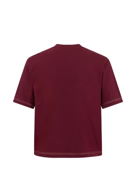 Tricou Dsquared2 cu decolteu în V roșu