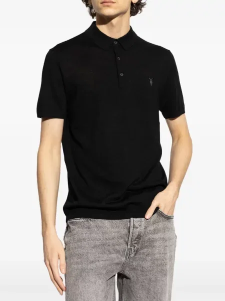 Tricou polo Allsaints negru