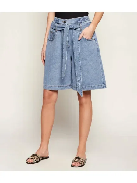 Pinko De blugi pantaloni scurți BALLO | Loose fit albastru