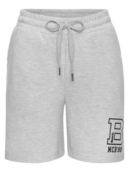 BENCH Pantaloni gri deschis negru