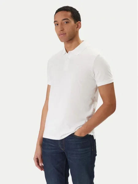 Calvin Klein Jeans Polo marškinėliai Classic Monogram balta