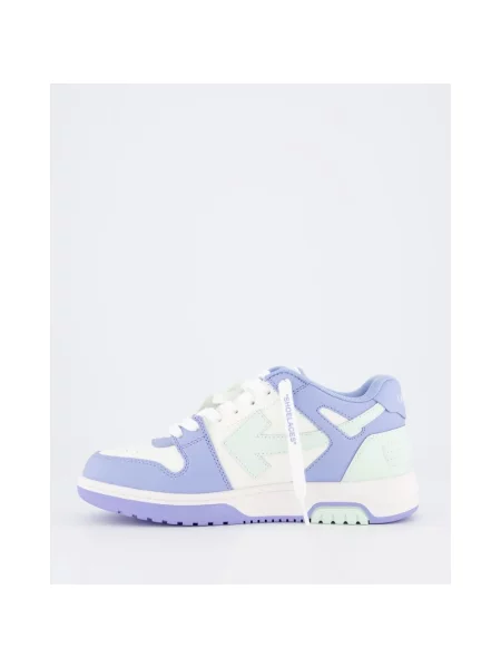 Sneakersy Off-white skórzane biznesowe białe
