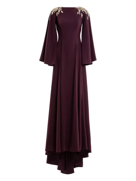 Rochie maxi Saiid Kobeisy de costum violet