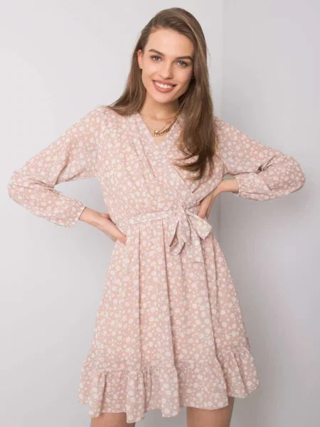 Rochie Fashionhunters de costum bej