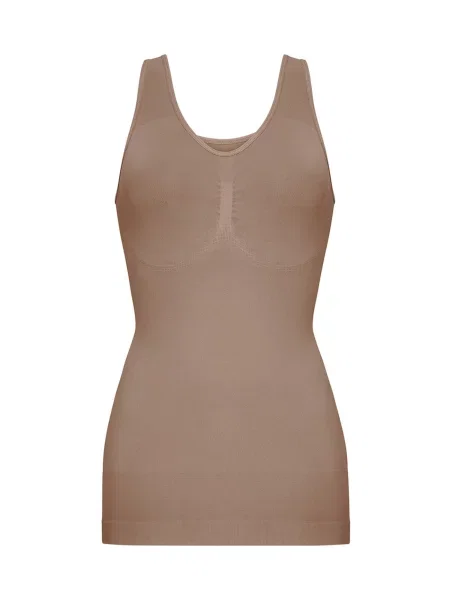 Cfab Alakformáló felsők Figurformendes Shapewear Tanktop karamell