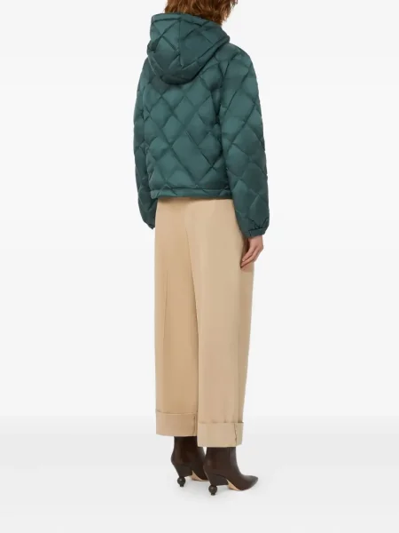 Geacă Weekend Max Mara cu glugă verde