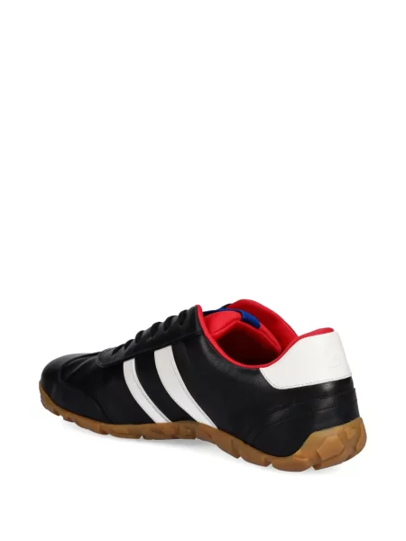 Sneakerși Wales Bonner din piele cu dungi negru
